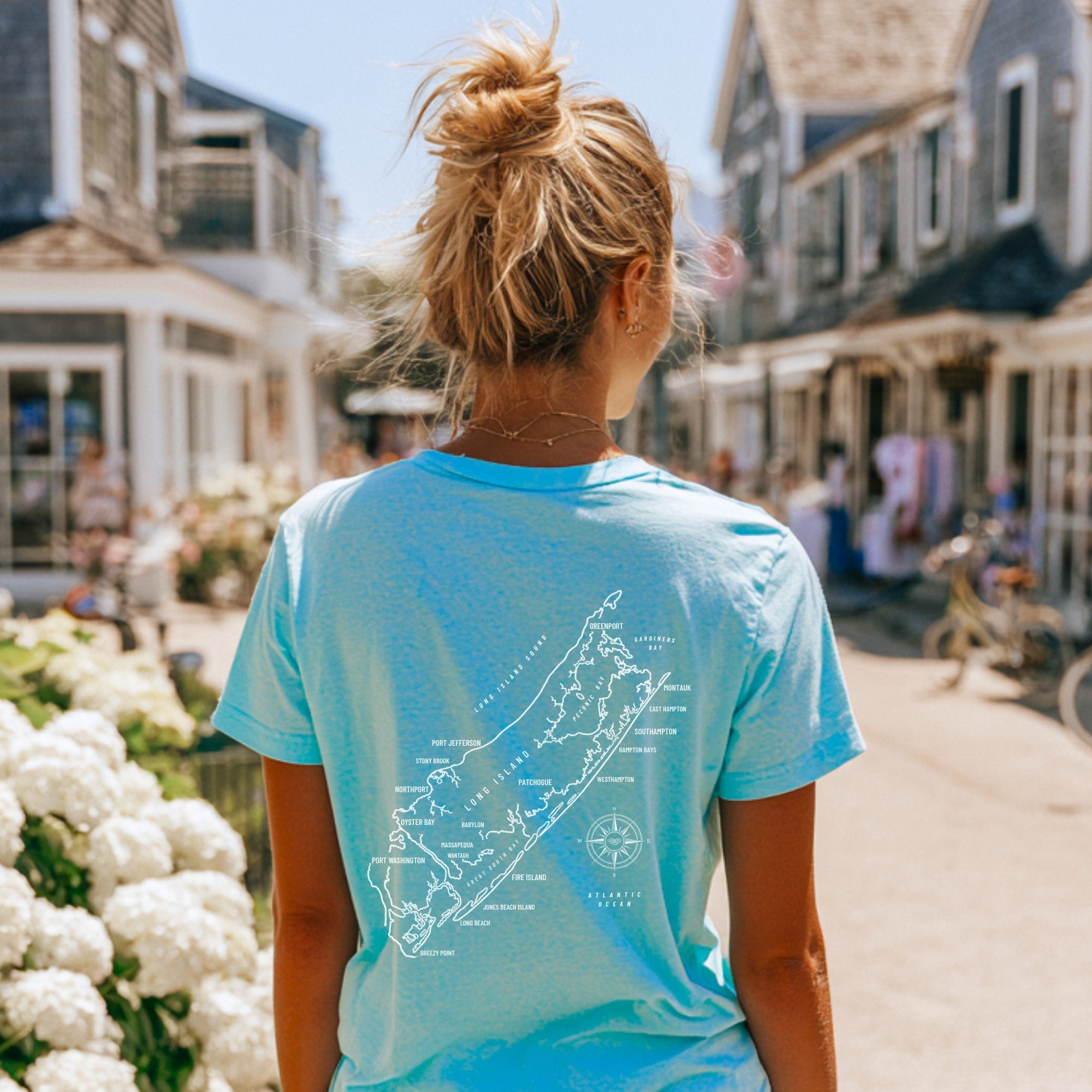 Long Island Map Tee