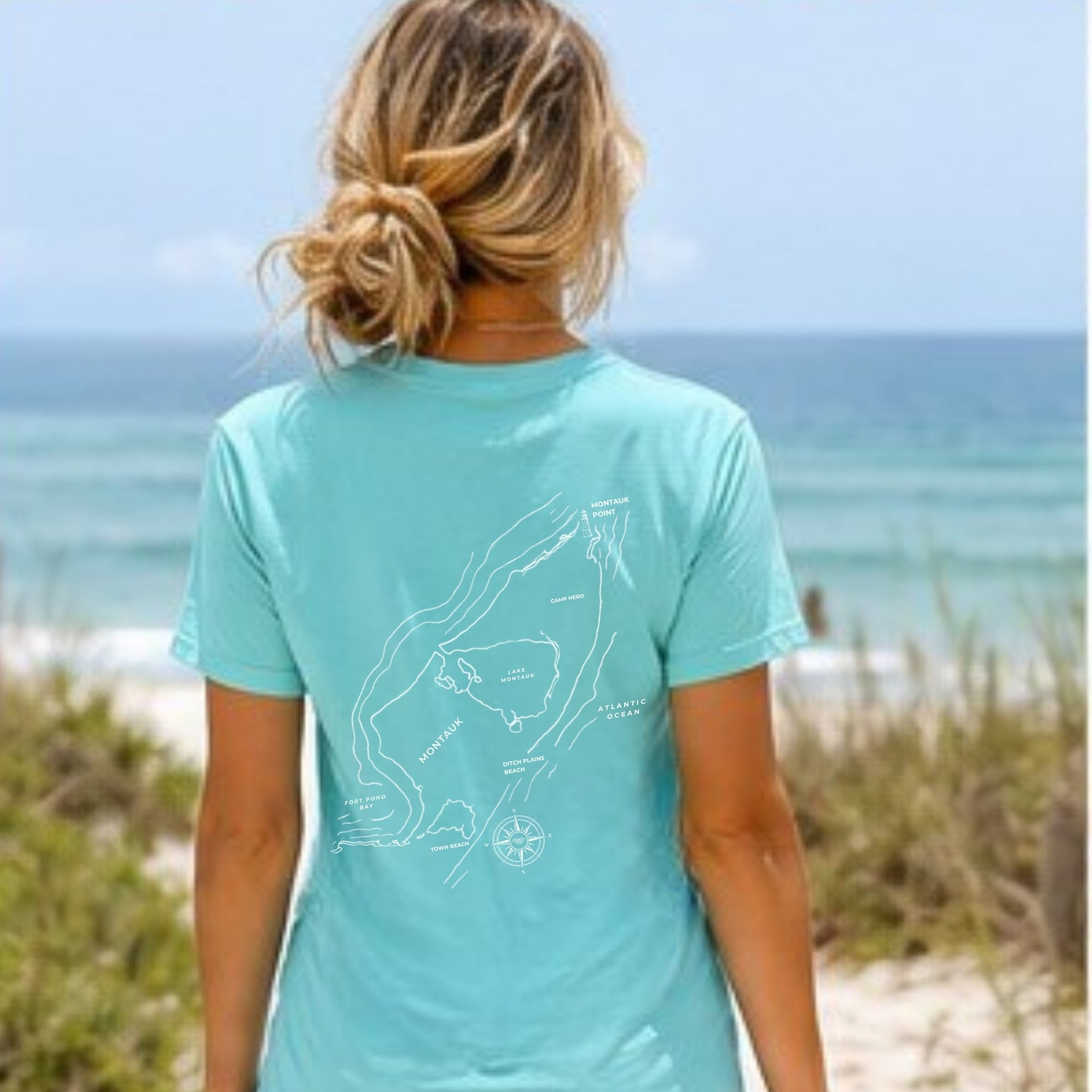 Montauk Map Tee