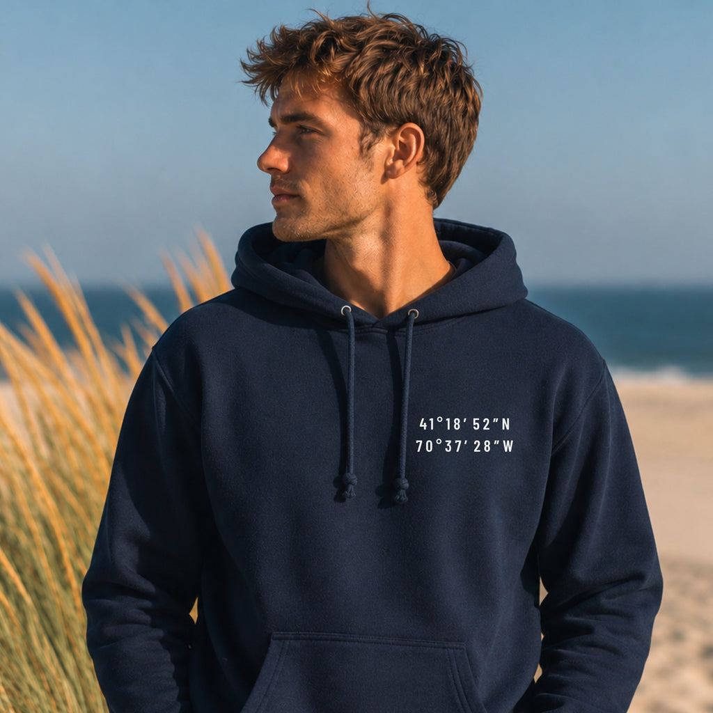 Martha's Vineyard Map Hoodie