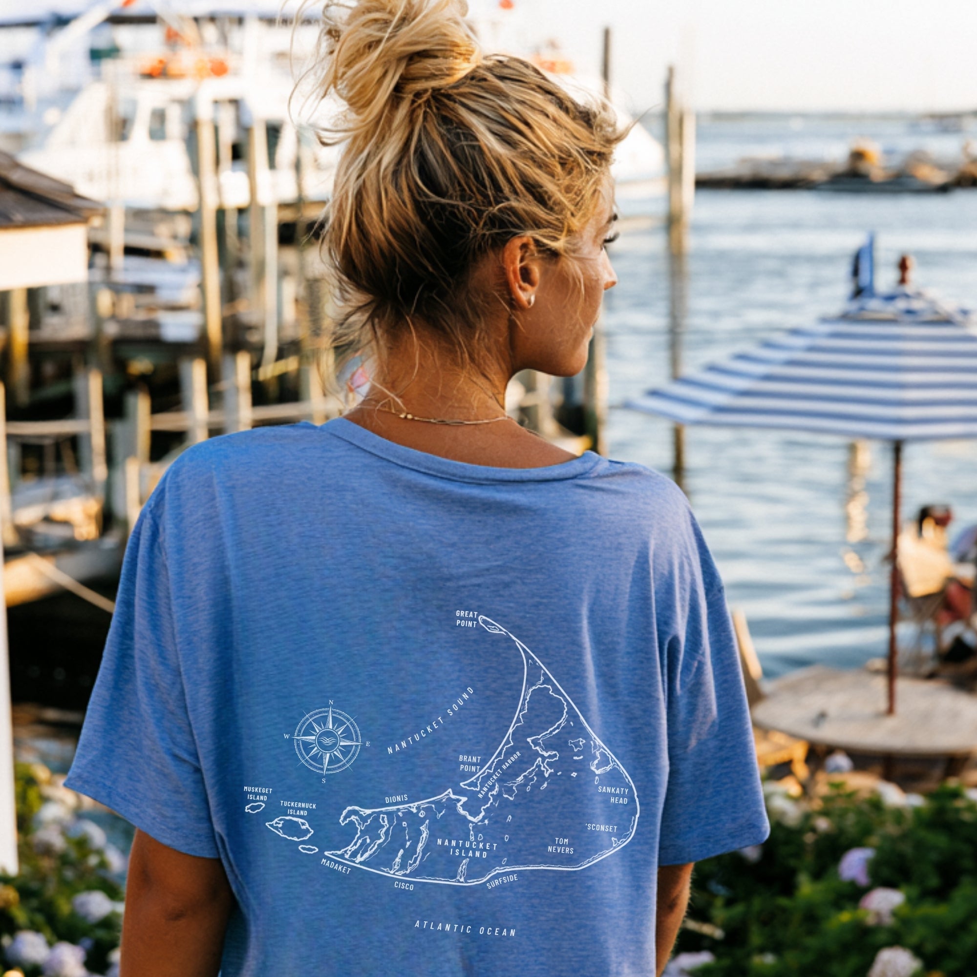 Nantucket Map Tee