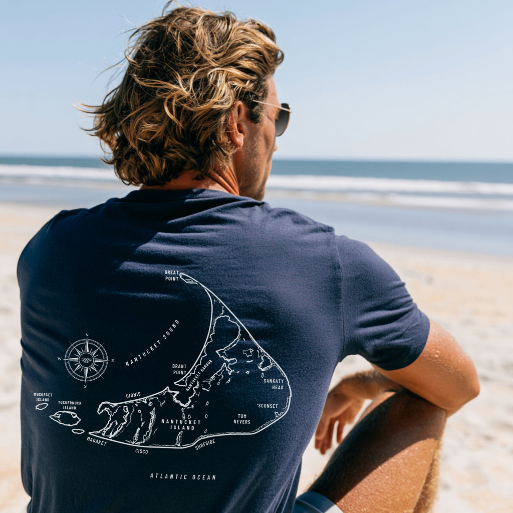 Nantucket Map Tee