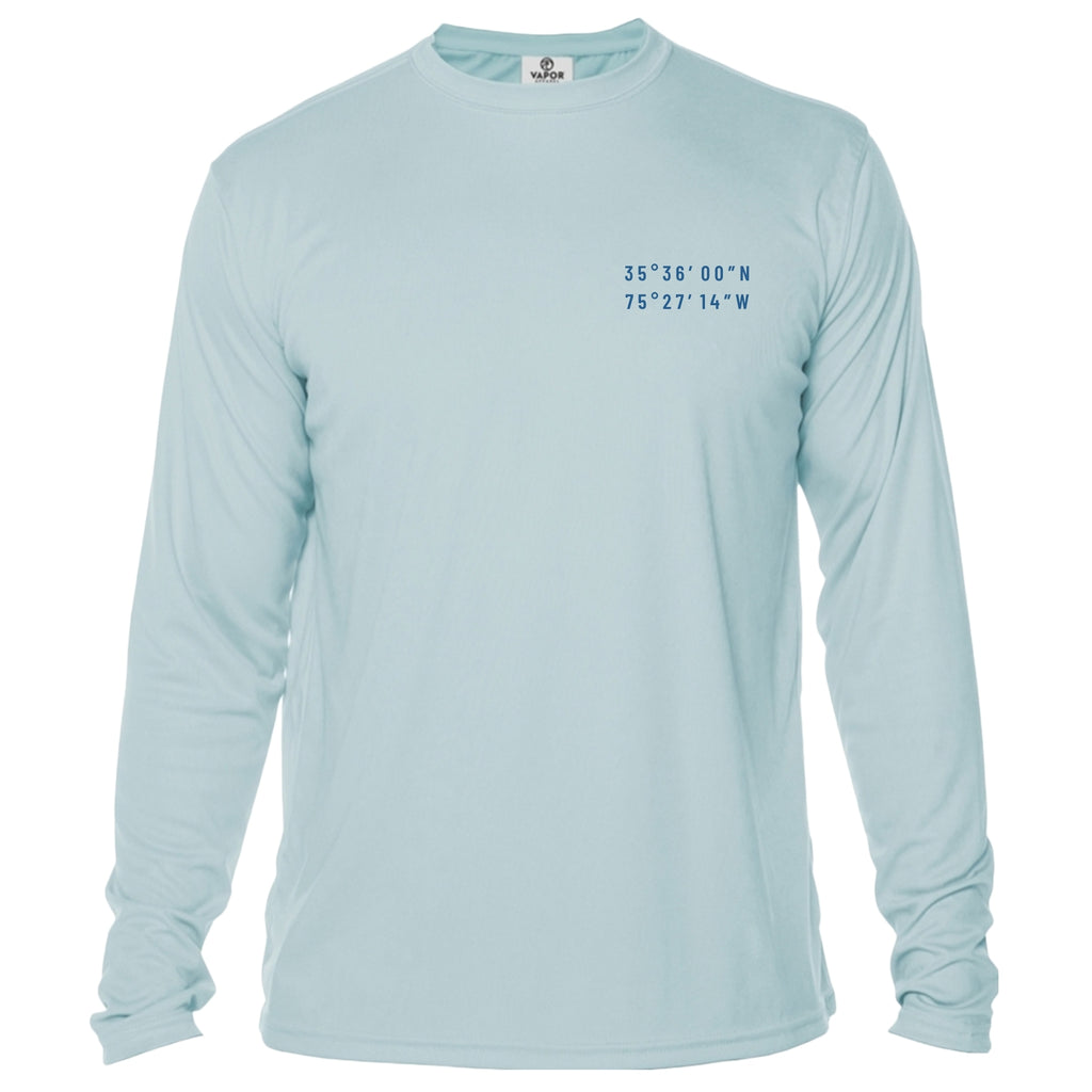Outer Banks Map, NC UPF 50+ Sun Shirt