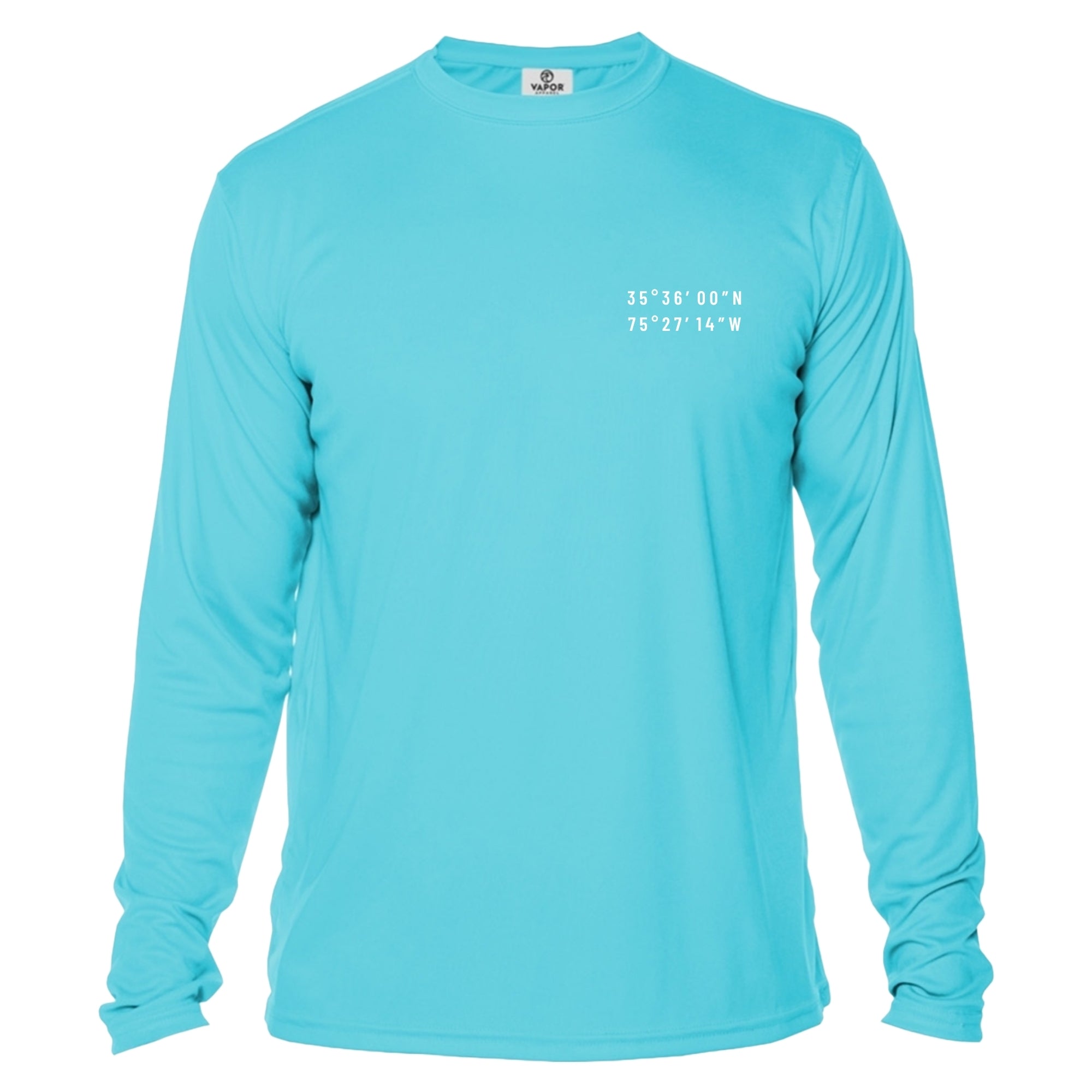 Outer Banks Map, NC UPF 50+ Sun Shirt