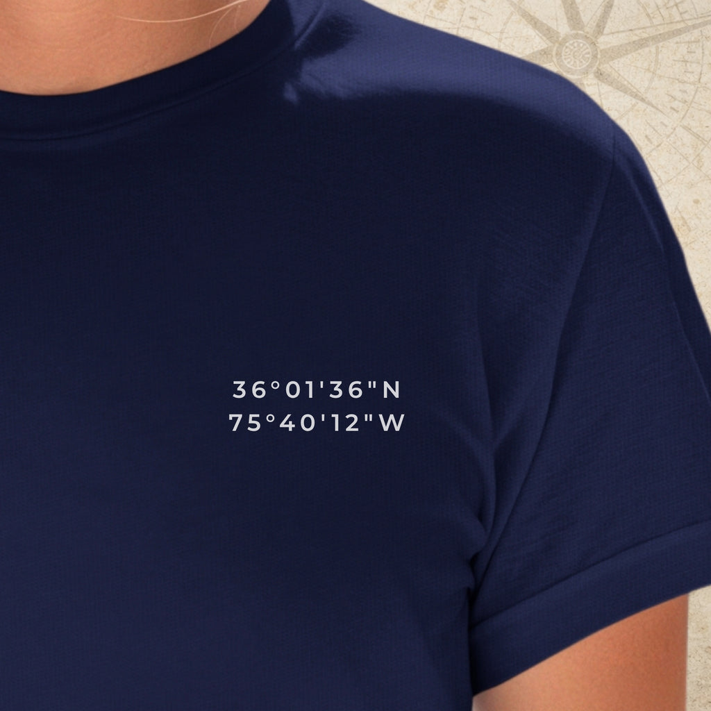 Outer Banks, NC Map Tee