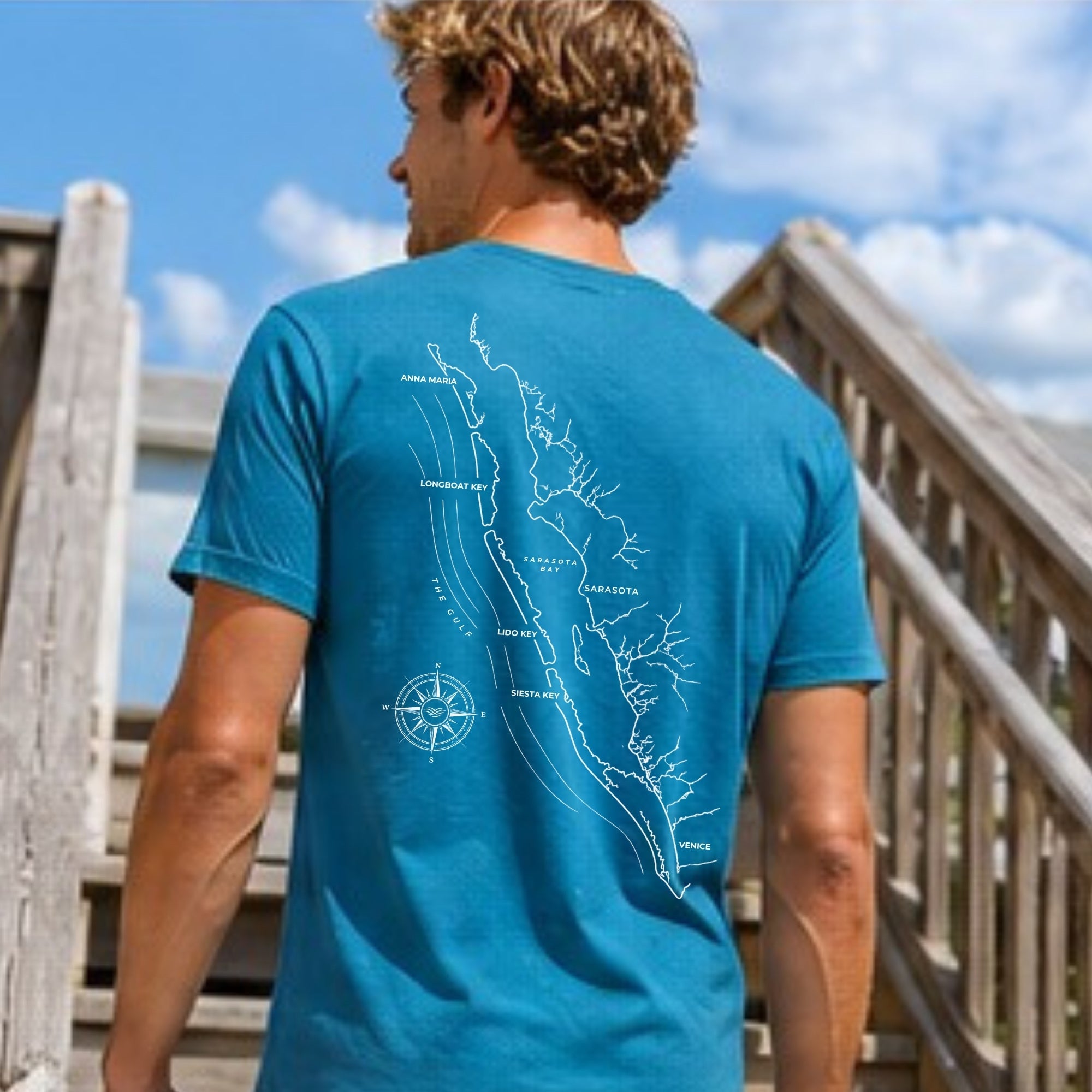 Sarasota Map Tee