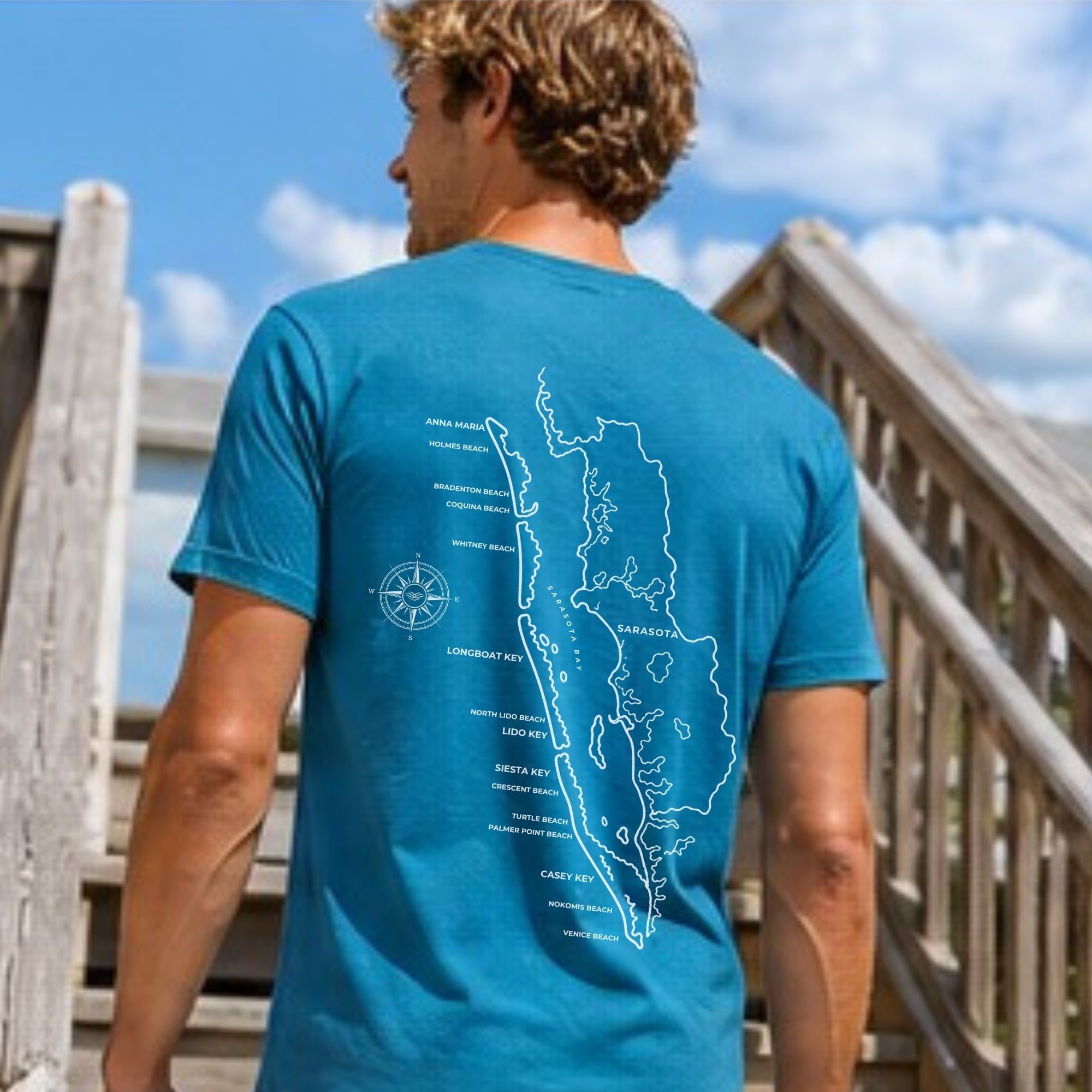 Sarasota Map Tee