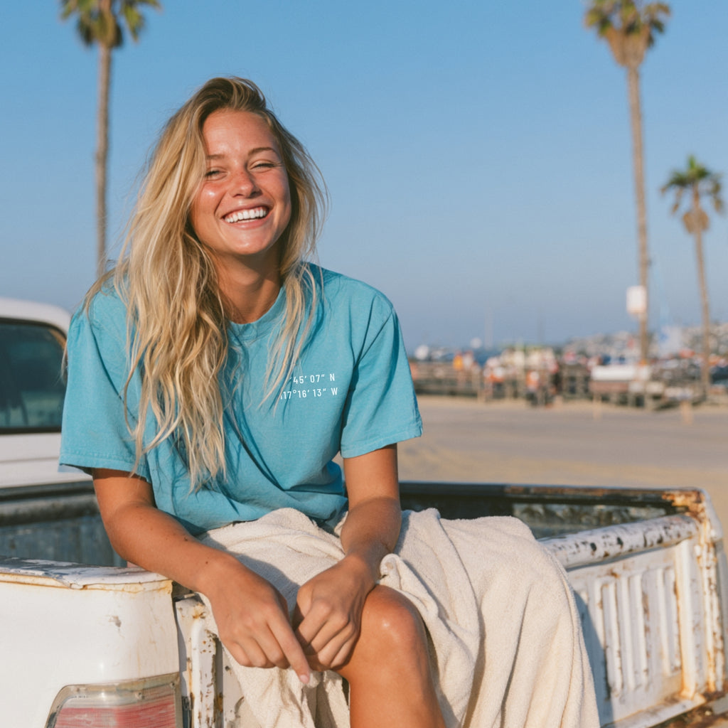 San Diego, CA Map Tee