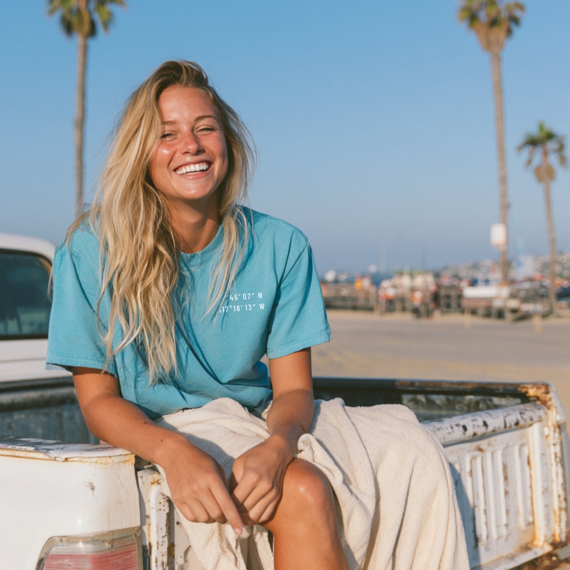 San Diego, CA Map Tee