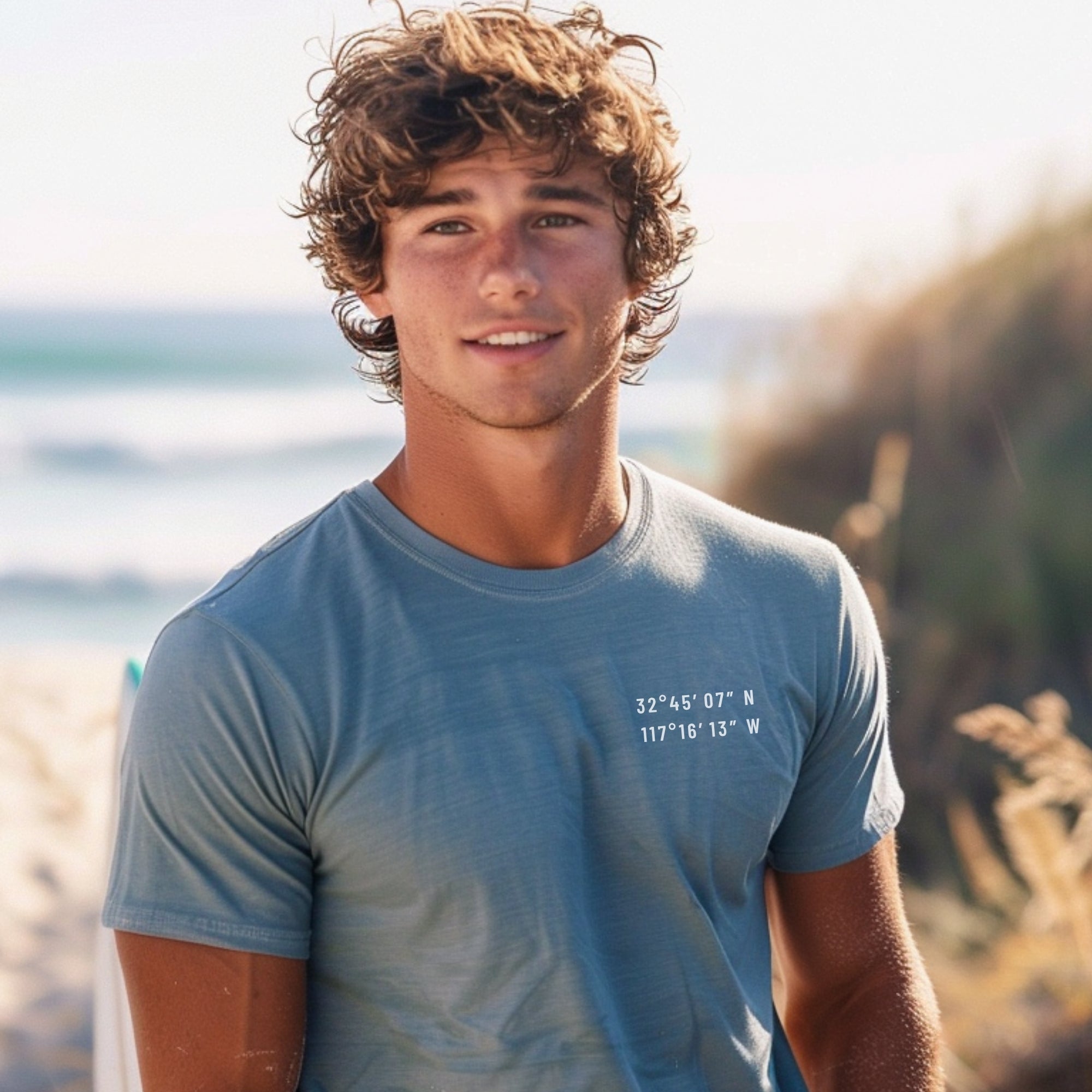 San Diego, CA Map Tee