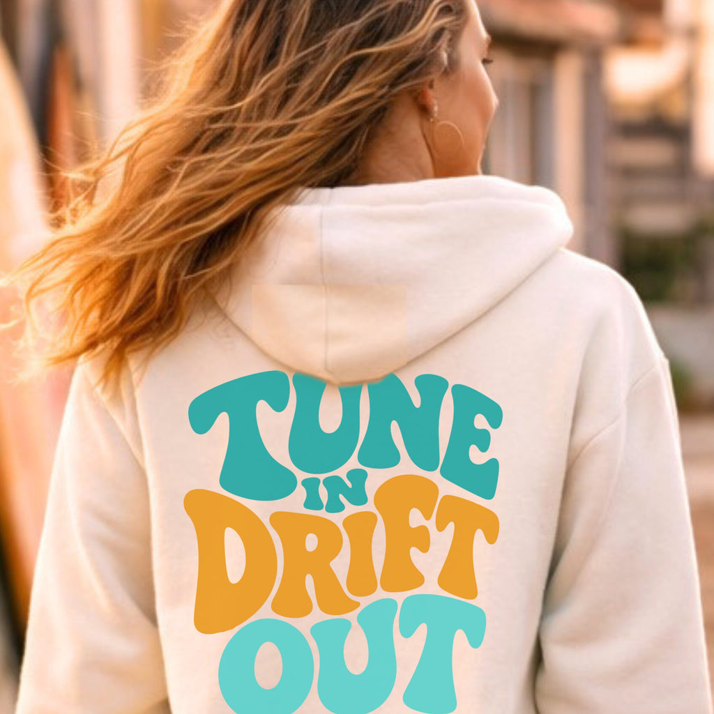 Tune In Drift Out | Retro Hoodie