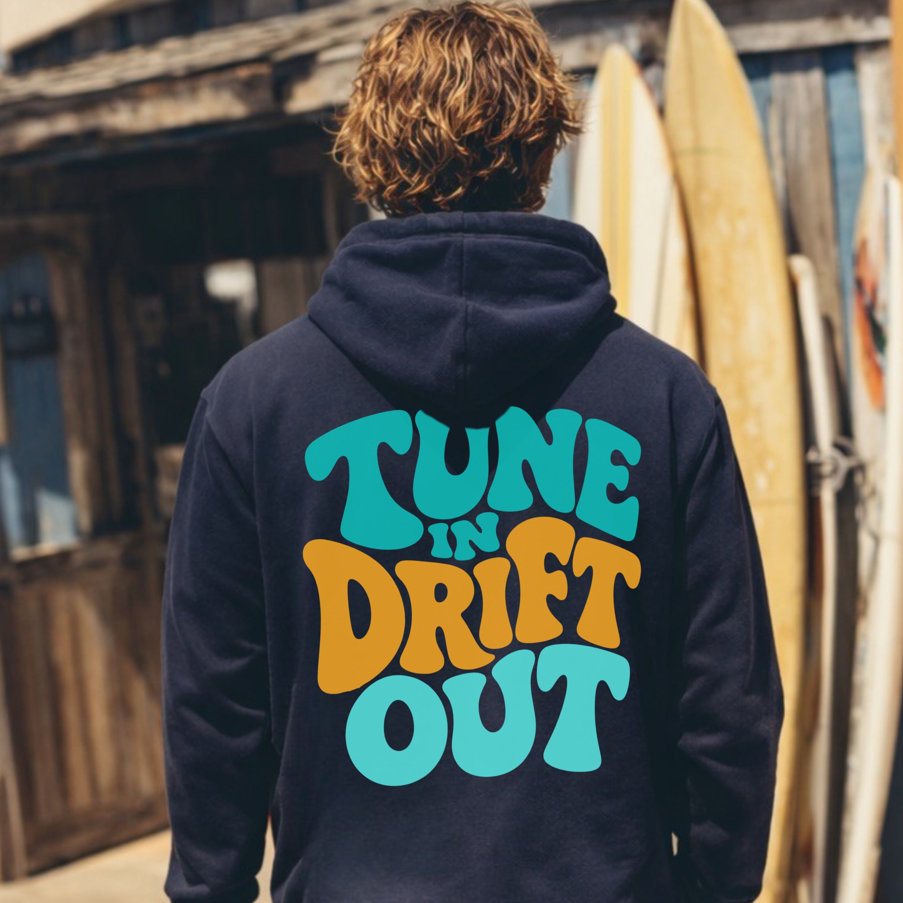 Tune In Drift Out | Retro Hoodie