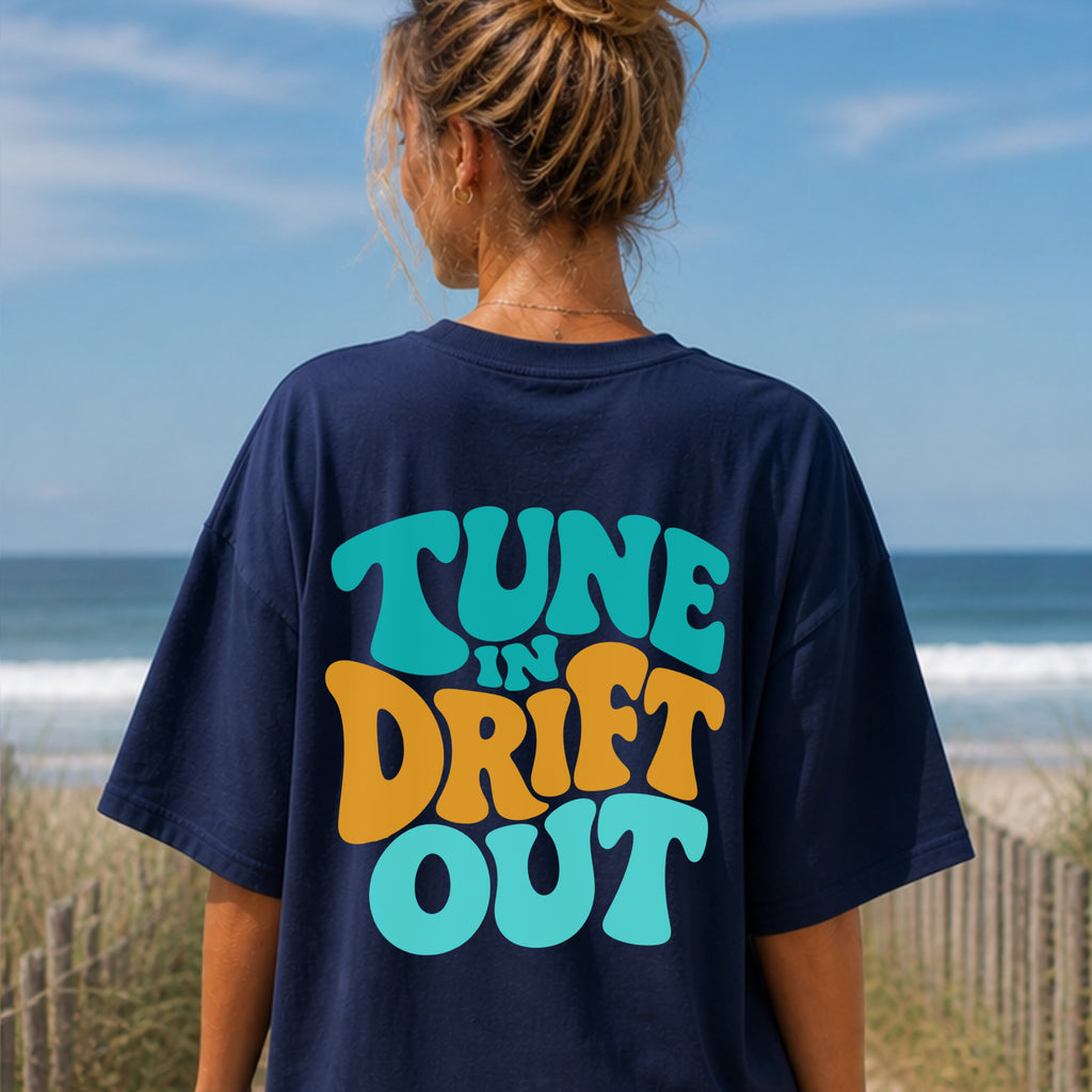 Tune In Drift Out | Retro Tee