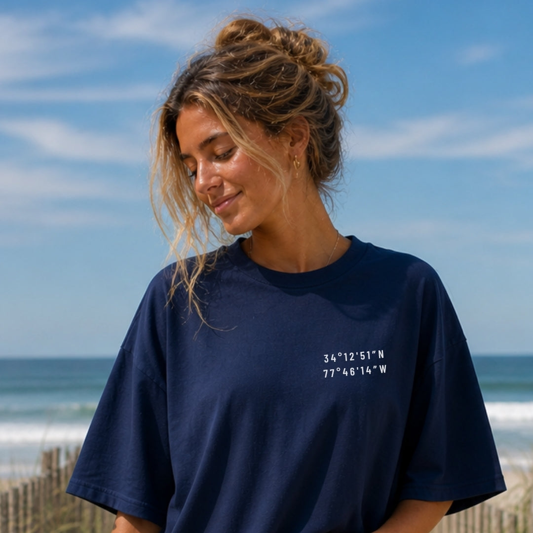 Wrightsville Beach, NC Map Tee