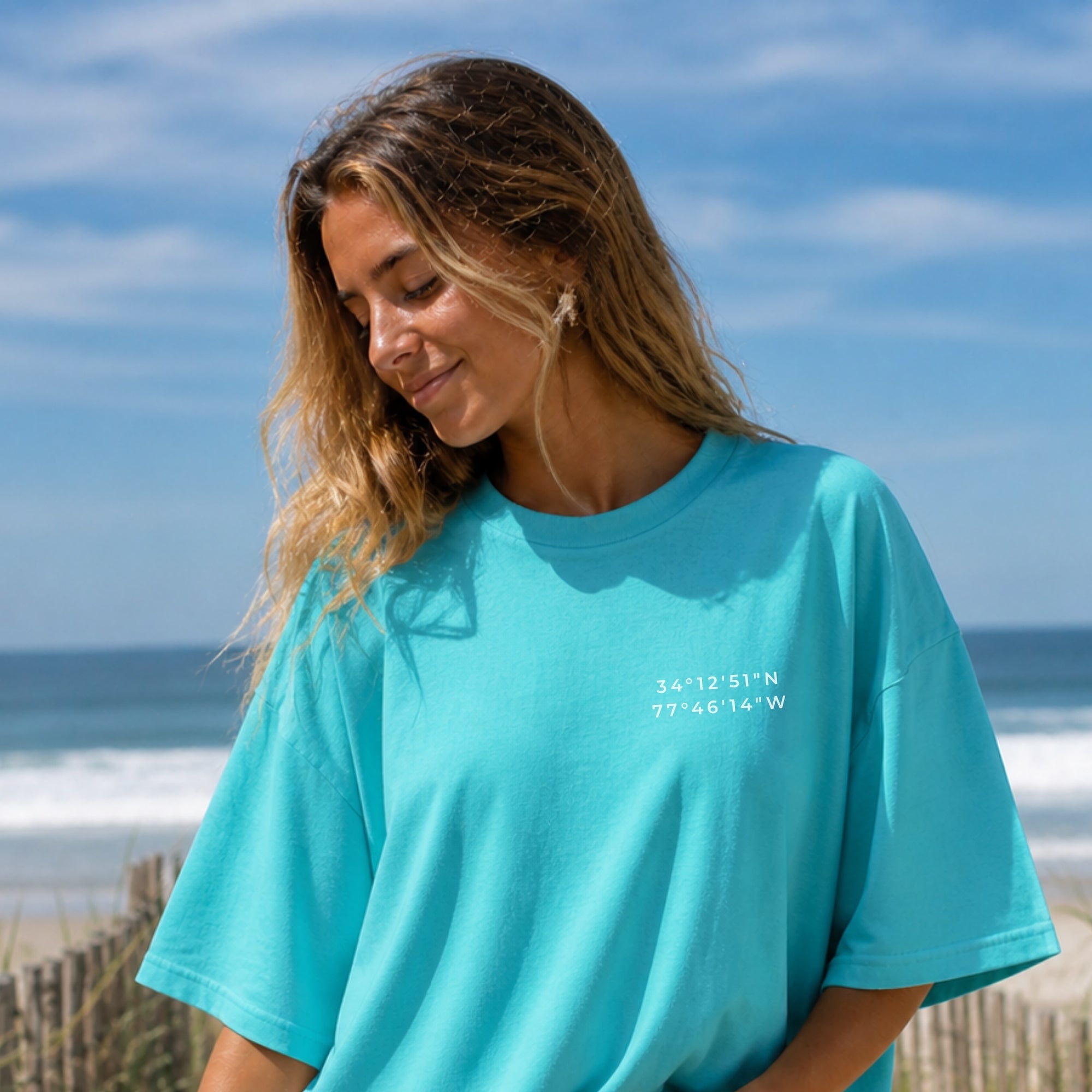 Wrightsville Beach Map Tee