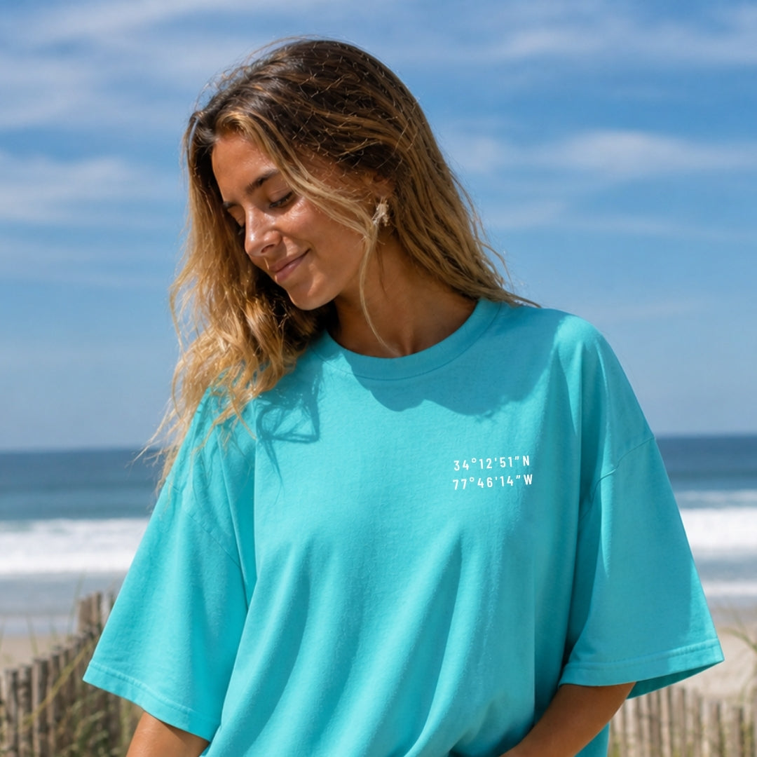 Wrightsville Beach, NC Map Tee